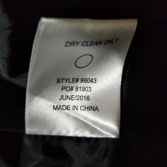 Rampage Women Size Large Coat Jacket Black White, Tweed Double Breasted - Picture 7 of 7